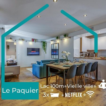 Le Paquier - Mycosyapart, Vieille Ville, Calme, Lac 100M, Netflix Annecy Bagian luar foto
